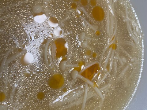えのきの酸辣湯(サンラータン)風味噌汁